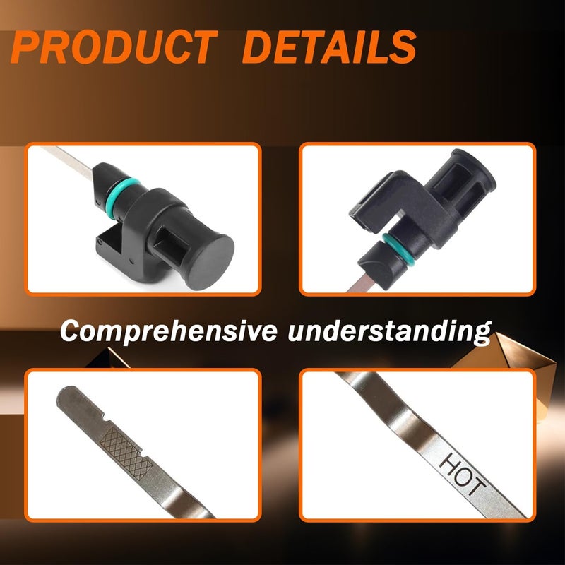 Engine Dancer Transmission Dipstick Oil Level Dipstick Compatible with Nissan Altima 2007-2018 Rogue 2.0 2017-2019 Rogue 2.5 2015-2023 Rogue Sport 2017-2022 Sentra 2017-2019 Replace 31086-JA00A, 31086-JA000 - Image 4